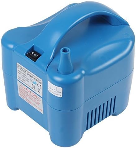 OriGlam?Blue 400W Household Balloon Inflator Electric Balloon Pump Single Inflation Port Nozzle Pump by Gadgets Map
