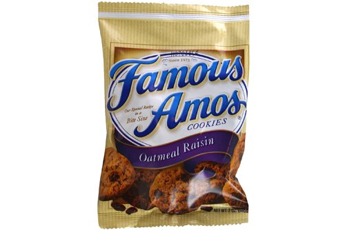 Famous Amos 8 - 2oz Bags Oatmeal Raisin Cookies by Famous Amos