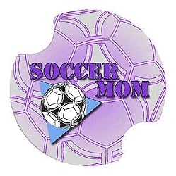 Soccer Mom Carsters 2 Pack, Coasters For Your Car