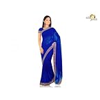 Elegant Georgette Sarees - Blue