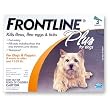 Merial Frontline Plus Flea and Tick Control for 0-to-22-Pound Dogs and Puppies, 3 Doses
