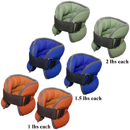 Da Vinci Adjustable Ankle or Wrist Weights, Sold in Pairs, Choose Your Desired Weight