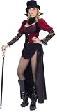 Female Victorian Vampire Costume - 7 Piece Set