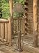 Vintage Verandah CFL1773 Lodge Shaded Floor Lamp, Aged Leather