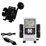 iRiver iHP-120 Flexible Auto Windshield Holder with Car Charger - Uses Gomadic TipExchange