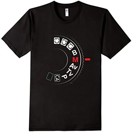 Men's Photography Lover - Shoot Manual Photographer's T-Shirt Large Black