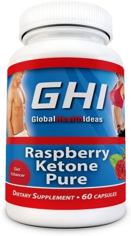 100% Pure Raspberry Ketone All Natural Lean Weight Loss Appetite Suppressant - Diet Supplement Pills for Men and Women - 60 Capsules Raspberry Ketones Plus 100mg - No Additives & No Fillers