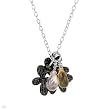 Necklace With 3.25ctw Precious Stones - Genuine Citrine, Quartz and Tourmaline 925 Sterling silver. Total item weight 7.0g Length 18in