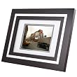 5x7_5.6_128_mahogany with brush silver enclosure Digital Picture Frame