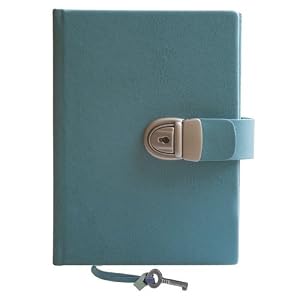 The Secret Diary Journal, Lined, Key and Lock Closure, Turquoise