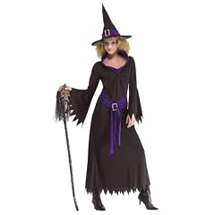 Hexenkost�m Kost�m Hexen f�r Damen Damenkost�m Hexe Hut Hexenkleid Gr. 48