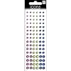 Me & My Big Ideas Rhinestone Stickers 6-1/2 Inch by 2 Inch Sheet, Pink/Teal/Purple