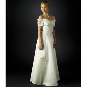 Wedding Dress Gown - Ivory Bridal Gown, Informal Bridal Gown, Ball gown by Sean Collection (B8004) Ivory