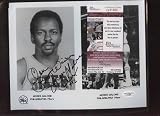 Signed Moses Malone Photo - 76'ers JSA - Autographed NBA Photos