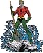 Aquaman DC Comics Iron On Patch - Superhero Ocean Pose Applique