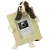 Basset Hound Dog 2.5 x 3.5-inch Handpainted Picture Frame