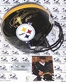 Rod Woodson Autographed Pittsburgh Steelers HOF 09 Full Size Replica Football Helmet