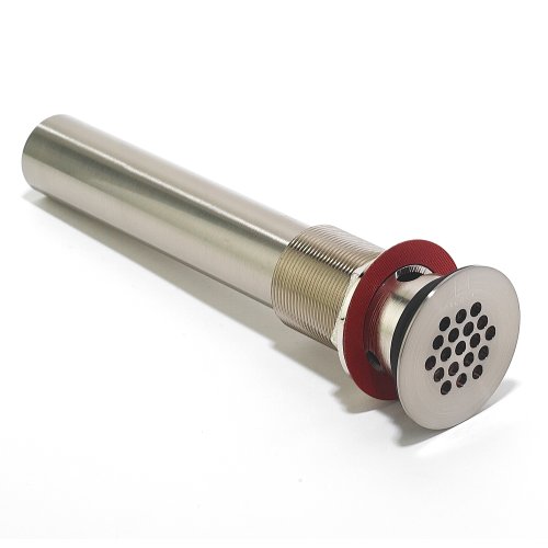 Decolav Grid Drain with Overflow Satin Nickel #9295 SN