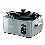 Cuisinart, 6.5ltr Digital Slow Cooker - Stainless Steel