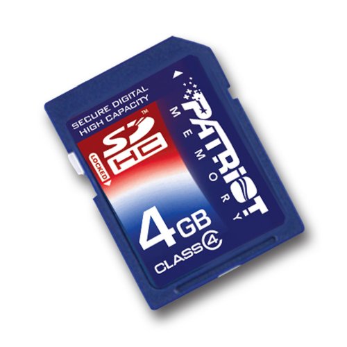 Patriot Signature 4 GB SDHC Class 4 Secure Digital Card PSF4GSDHC4