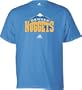 NBA Men's Denver Nuggets Short Sleeve T- Shirt (Light Blue, XX Large)
