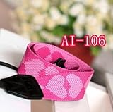 Cosmos Heart-shaped Pink/hot Pink Classic Camera/shoulder/grip Neck Strap B ....