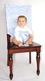 The Tie Chair Portable Highchair Booster (Blue Damask)