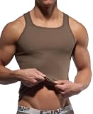 C-IN2 Men's Pop Square Neck Tank,Bungee Cord,Medium