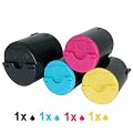 Lot de 4 cartouches toner g�n�riques (non originale) encre (1 noire + 1 cyan + 1 magenta + 1 jaune ) compatible avec les imprimantes laser suivantes : Samsung CLP-300 CLP-300N CLX-2160 CLX-2160N CLX-2161K CLX-2161NK CLX-3160N CLX-3160FN plus en remplacement de la cartouche d'origine r�f�rence CLP-K300A