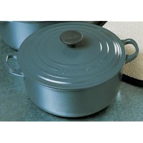 Le Creuset Cast Iron Round Casserole, Granite, 26 cm