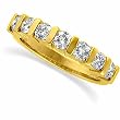 14K Yellow Gold Diamond Anniversary/Wedding Band - 1.00 Ct.