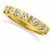 14K Yellow Gold Diamond Anniversary/Wedding Band - 1.00 Ct.