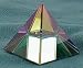 24% Lead Crystal Pyramids - Pyramid Color 30 mm #5891 - 30 Front Label Panel: 24% Lead Crystal Pyramid Color (Rainbow) 30 Mm #5891-30 Instructions: Decoration. Ingredients: 24% Lead Crystal Pyramid