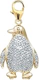 14k Gold Diamond Penguin Charm (1/10 cttw)