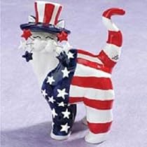 WhimsiClay Cat Yankee Doodle