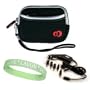 Garmin Nuvi GPS Models Size 4.3 Black Carrying Sleeve - Case for All Garmin Models + GPS Car Charger + Live*Laugh*Love Wristband!!!