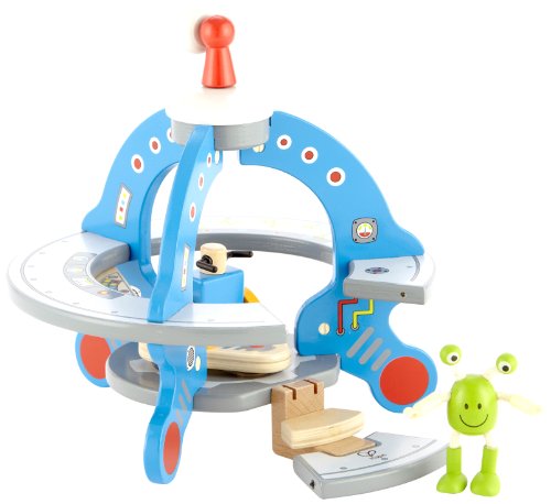 Hape - Playscapes - UFO Playset with Friendly Alien