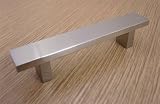 6 Kitchen Cabinet Pull Handle Stainless Steel Finish