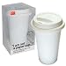 Kitchen & Housewares : I'm Not A Paper Cup double walled porcelain cup with silicone lid.