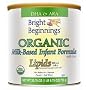 Bright Beginnings Milk-Based Organic Infant Formula with DHA - 25.75 oz can - Case of 6