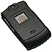Motorola V3 RAZR Crystal Protective Case (Solid Black) - Image Brand Image