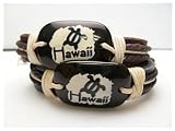 HAWAIIAN HONU TURTLE PETROGLYPH LEATHER & HEMP BRACELET