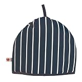 C'est Ca Butchers Stripe Tea Cosy, Navy and White Stripe