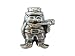 Zable(tm) Sterling Silver Leprechaun Bead / Charm