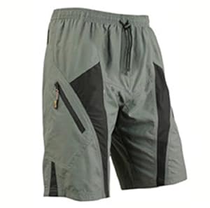 Mens Mountain Loose-fit Biking Shorts Padded Coolmax Cycling MTB Short M L Xl 2xl (XL 35-36