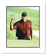Tiger Woods PGA Golf Double Matted 8x10 Photograph Fist Pump