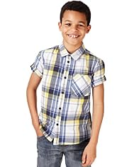 Pure Cotton Checked Shirt