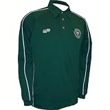 USSF Dark Green Long Sleeve Moisture Management Golf Shirt