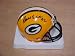 Reggie White Hand Signed Autographed Green Bay Packers Riddell Football Mini Helmet w/Photo of Signing