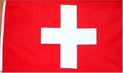 Switzerland National Country Flag - 3 foot by 5 foot Polyester (New)